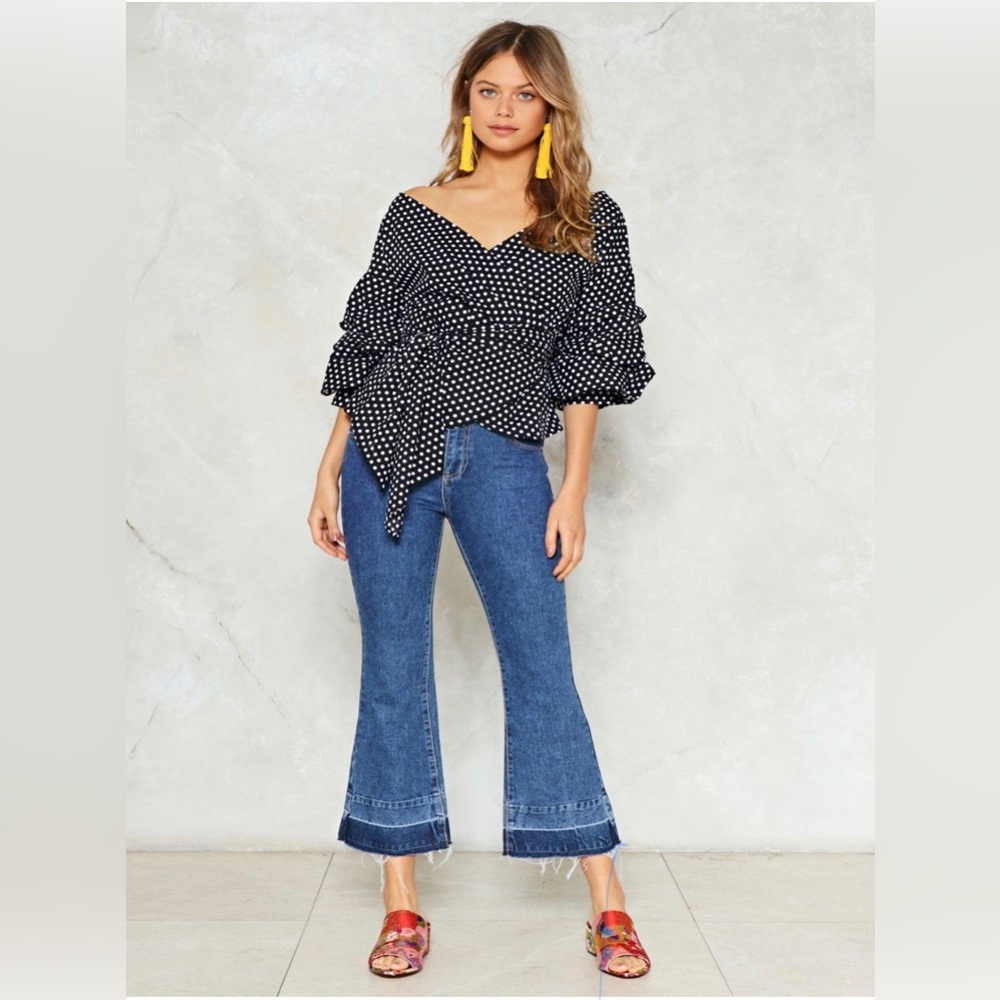 Nasty Gal In the Spotlight Wrap Top